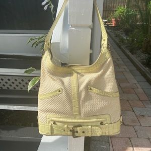 SOLD. TreVero designer bag. light green leather